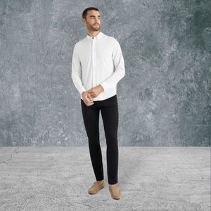 Men’s Rhone 33 x 32 Black Dress Slacks Pants business casual M Medium Designer